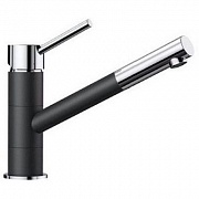 картинка Смеситель KANO цвет антрацит/хром арт. 525028 от магазина Мойки онлайн