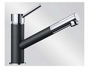 картинка Смеситель Blanco KANO-S цвет антрацит/хром  (выдвижной шланг) арт. 525038 от магазина Мойки онлайн
