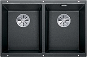 картинка Кухонная мойка Blanco Subline 350/350-U цвет черный арт. 525987 от магазина Мойки онлайн
