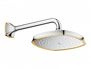 картинка Rainshower Grandera душевой кронштейн 285 мм хром / золото (27986Ig0) от магазина Мойки онлайн