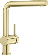 картинка BLANCO LINUS сатин золото смеситель от магазина Мойки онлайн