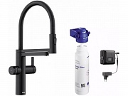 картинка Смеситель Blanco EVOL-S Pro FILTER цвет  нержавеющая сталь (с подключением фильтра) арт. 526311 от магазина Мойки онлайн