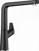 картинка AVONA-S черный смеситель от магазина Мойки онлайн