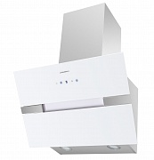 картинка MERSEY 50 нержавеющая сталь\белое стекло вытяжка от магазина Мойки онлайн