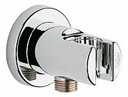 картинка Relexa Neutral подключение для душевого шланга с держателем хром (28629000) от магазина Мойки онлайн