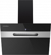 картинка MOON 60 нержавеющая сталь\черное стекло вытяжка от магазина Мойки онлайн