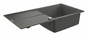картинка Кухонная мойка K400 60-C 100/50 1.0 серый гранит композит 31641AT0 от магазина Мойки онлайн