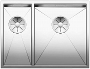 картинка ZEROX 340/180-IF InFino нержавеющая сталь зеркальная полировка правая мойка от магазина Мойки онлайн