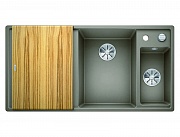 картинка AXIA III 6S InFino серый беж правая +столик ясень мойка от магазина Мойки онлайн